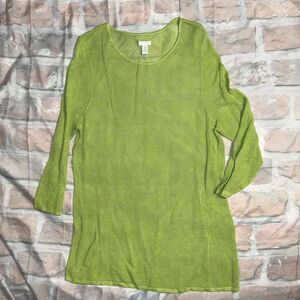 Chicos Lime Green Swimsuit Coverup